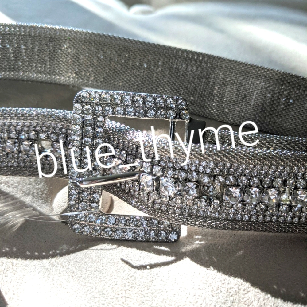 Zara JEWEL Rhinestone Belt - Picture 2 of 8